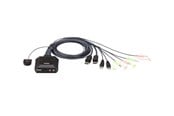Przelacznik KVM - ATEN CS22DP 2P USB DP cable KVM Switch - CS22DP-AT