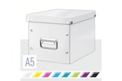Archiwizacja i przechowywanie - Leitz Pudło do przechowywania  Click & Store WOW Cube, rozmiar M Biały - 61090001
