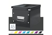 Archiwizacja i przechowywanie - Leitz Pudło do przechowywania  Click & Store WOW Cube, rozmiar M Czarny - 61090095
