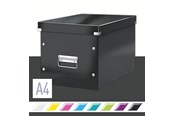 Archiwizacja i przechowywanie - Leitz Pudło do przechowywania  Click & Store WOW Cube, rozmiar L Czarny - 61080095