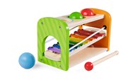 Zabawki dla niemowlat - Eichhorn  Color Xylophone Hammering Bench - 100002233