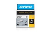 Papier, papier fotograficzny i etykiety - DYMO ® Rhino Industrial Tape 19 mm x 1.5 m heat shrink tube black on white - 18057