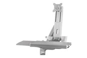 Uchwyt na monitor - StarTech.com Wall Mounted Sit Stand Desk - Height Adjustable - 24" Monitor - WALLSTS1