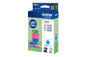 Tusz, toner i material eksploatacyjny - Brother LC 221C - Cyan ink - LC221CBP
