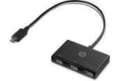 USB hub - HP USB-C to USB-A USB hub - 3 - USB 3.0 - Czarny - Z6A00AA