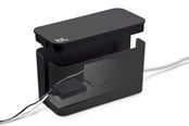 Zarzadzanie kablami - Bluelounge Design Cablebox Mini - Black - CBM-BL-EU