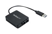 Adapter Sieciowy  (karta sieciowa, serwer druku, itp.) - StarTech.com USB 3.0 to Fiber Optic Converter - 1000Base-SX SC - netværksadapter - US1GA30SXSC