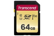 Karta pamieci - Transcend 500S SDXC UHS-3 - 64GB - TS64GSDC500S