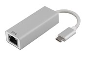 Adapter Sieciowy  (karta sieciowa, serwer druku, itp.) - Deltaco PRIME USB-C to RJ45 - USBC-1077