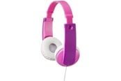 Sluchawki, zestaw sluchawkowy - JVC Kids On Ear Headphones - Pink - JVC HA-KD7-P-E