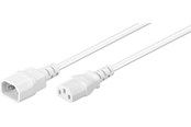 Kabel zasilajacy (zewnetrzny) - Pro Power cable C14 - C13 - Biały - 3m - 4040849975851