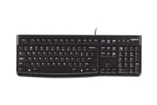 Klawiatura - Logitech K120 Corded Keyboard - FR - Klawiatury - Francja - Czarny - 920-002488