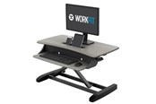 Uchwyty ścienne, uchwyty AV i meble AV - Ergotron WorkFit-Z Mini Sit-Stand Desktop - Max - recommended for - 33-458-917