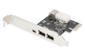 Adapter Sieciowy  (karta sieciowa, serwer druku, itp.) - DIGITUS PCIExpress Firewire Interface Card - DS-30201-5