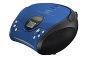 Radio DAB i budzik - Lenco SCD-24 portable FM radio/CD player - Blue/Black - FM - Stereo - Niebieski - Lenco SCD-24 BLUE