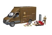 Samochody i pojazdy - Bruder MB Sprinter UPS with driver and accessories - BR2538