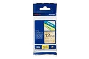 Papier, papier fotograficzny i etykiety - Brother TZe PR831 - Black print on premium glitter gold - Roll (1.2 cm x 8 m) - TZEPR831