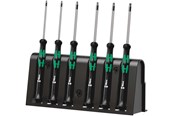 Narzedzia - Wera 2067/6 Zestaw wkrętaków precyzyjnych TORX® BO z otworem + stojak, 6 część - 5118154001