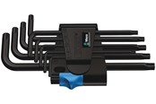 Narzedzia reczne - Wera 967 L/9 TORX® HF Zestaw kluczy trzpieniowych z funkcją przytrzymującą, BlackLaser, 9 część - 5024244001