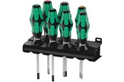 Narzedzia reczne - Wera 335/350/367/7 Zestaw wkrętaków Kraftform Plus Lasertip + wieszak, 7 część - 5320540001