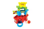 Zabawki dla niemowlat - Clementoni Stack Tower Castle with Ball Track - 17226