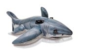 Zabawy w wodzie - Intex Great White Shark dmuchany jeździk 173x107cm - 57525