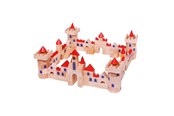 Zabawki drewniane - Goki Wooden Building Blocks Castle - 58984