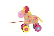 Zabawki drewniane - Goki Pull Animal Horse - 54944