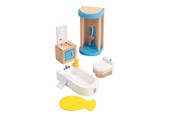 Zabawki drewniane - Hape Dollhouse Bathroom - E3451_hape