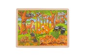 Puzzle - Goki Wooden Jigsaw Puzzle - Forest Animals 48st. Drewniany - 57734
