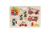 Puzzle - Goki Bubble Puzzle Fire Department Drewniany - 57907