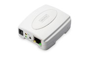 Adapter Sieciowy  (karta sieciowa, serwer druku, itp.) - DIGITUS 1-Port USB Print Server - DN-13003-2