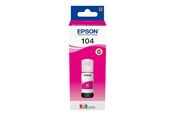 Tusz, toner i material eksploatacyjny - Epson EcoTank 104 - Magenta Ink - C13T00P340