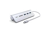 USB hub - Satechi USB-C Combo Hub for Desktop USB hub - 3 - Srebrny - ST-TCHCRS