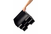 Akcesoria do biura - Leitz Półka na dokumenty Plus Jumbo, do wkładania dokumentów po długim boku Czarny - 52190095