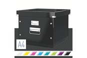 Archiwizacja i przechowywanie - Leitz Pudło na teczki zawieszane  Click & Store WOW Czarny - 60460095