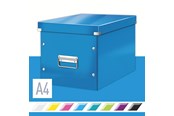 Archiwizacja i przechowywanie - Leitz Pudło do przechowywania  Click & Store WOW Cube, rozmiar L Niebieski - 61080036