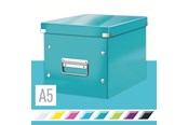 Archiwizacja i przechowywanie - Leitz Pudło do przechowywania  Click & Store WOW Cube, rozmiar M Turkusowy - 61090051