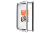 Konferencja i prezentacja - Nobo Magnetyczna gablota Premium Plus, zamykana na klucz, 4 x A4 - 1902557