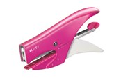 Dziurkacz i zszywacz - Leitz Plier 5547 15 sh.Metal WOW Pink - 55472023