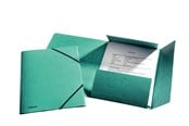 Teczka i podkladka z klipsem - Esselte 3-Flap Folder  Elastic Cardboard A4 Green - 1326508