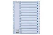 Koszulki, ofertówki i przekladki - Esselte Indeksy PP A4 Maxi A-Å DK - białe - 100149