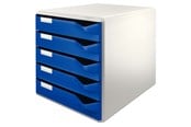 Akcesoria do biura - Leitz Post Set 5-drawer Blue - 52800035