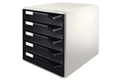 Akcesoria do biura - Leitz Post Set 5-drawer Black - 52800095