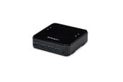 USB hub - StarTech.com 4X4 USB 3.0 Peripheral Sharing Switch - For Mac / Windows / Linux - switch - 4 ports USB hub - 4 - USB 3.0 - Czarny - HBS304A24A