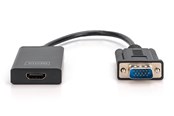 Kabel wyswietlacza - DIGITUS VGA - HDMI Converter - DA-70473