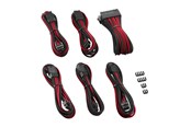 Kabel zasilający (zewnętrzny) - CableMod PRO ModMesh Cable Extension Kit - Black/Red - CM-PCAB-BKIT-NKKR-3PK-R