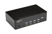 Przelacznik KVM - StarTech.com 4 Port HDMI KVM Switch - 4K 30Hz - Dual Display - KVM / audio / USB switch - 4 ports - rack-mountable - SV431DHD4KU