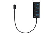 USB hub - StarTech.com USB-C Hub 4-port USB hub - 4 - USB 3.2 - Czarny - HB30C4AIB