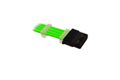 Kabel zasilajacy (wewnetrzny) - DUTZO Sleeved 4-pins Molex Cable - Green - DSC-MOLSL03GRN